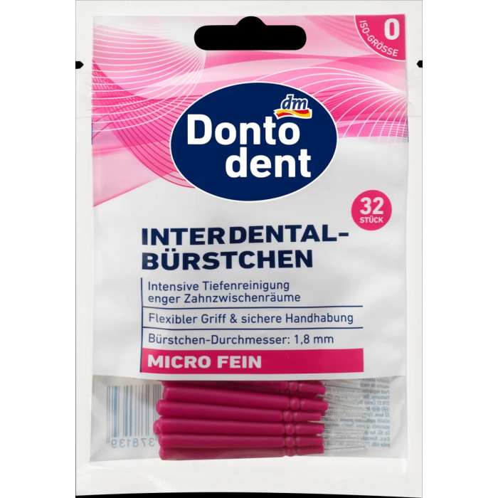 Dontodent Міжзубні йоржики 0,35 мм, ISO 0 32 шт
